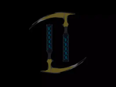 KAMA SWORD  Low-poly 3D model