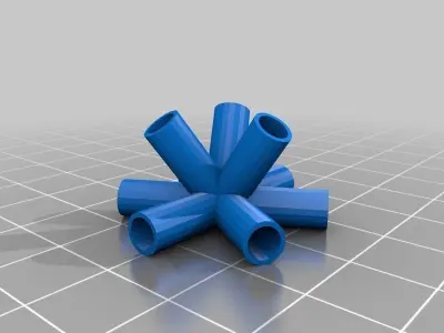 Tetraedron Kite Kit Free 3D print model