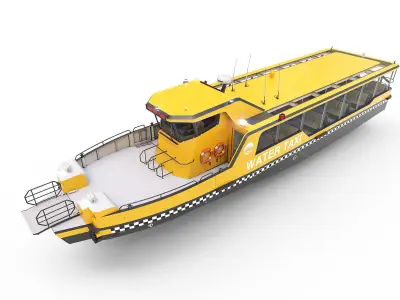 Passenger ferry 3D model