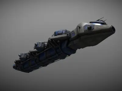 Cargo-Ship-Type-3 spaceship 3D model