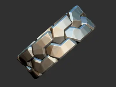 Braided Chain Ring 3D print model