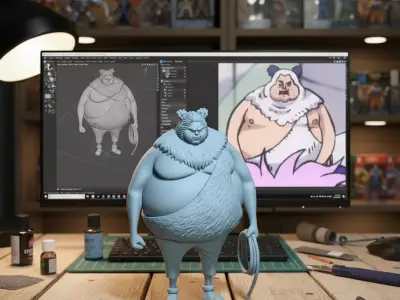 Mohji - Buggy Pirates - ONE PIECE - Split part 3D print model