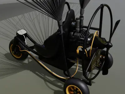 Powered Paraglider 3D model order