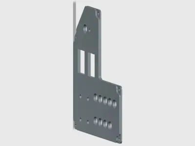 Cessna 172 G1000 Master Switch Panel 3D print model