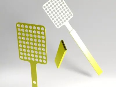 fly swatter 3D print model