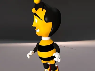 Cartoon Drone 3D model buy