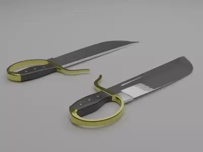 wingchun equipment set 3D model