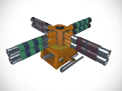 Blade change machine 3D model