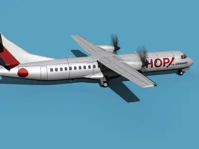 ATR  ATR-72-600 Hop 3D model