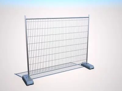 Wire Fence Low-poly 3D model purchase