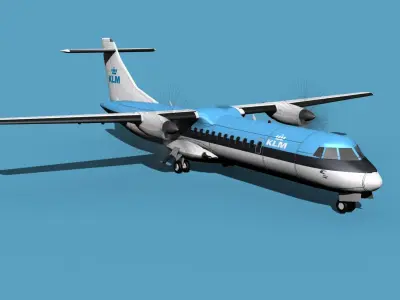 ATR  ATR-72-600 KLM 3D model