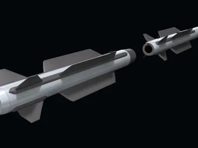 LRAAM Concept Missile 3D model
