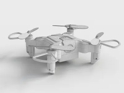 MINI FOLDING DRONE 3D model