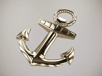 Anchor gold 3D model