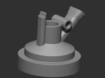 Hardsurface IMM Brush Pack 17 in One vol 4 3D model