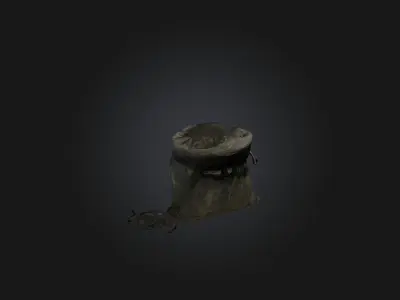 Gunpowder Low-poly 3D model