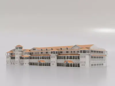 Old Yacht Club 3D model