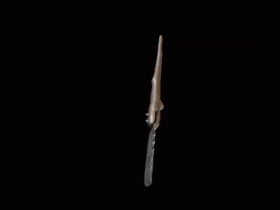 Spear Low-poly 3D model purchase