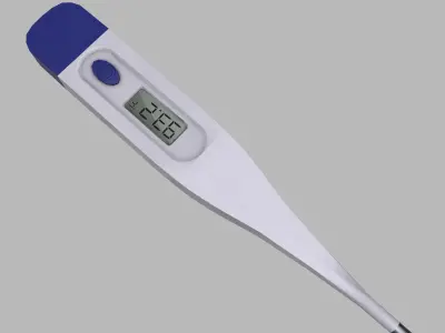 Thermometer Low Poly Low-poly 3D model