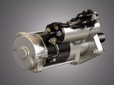 Engine Starter Motor 3D model