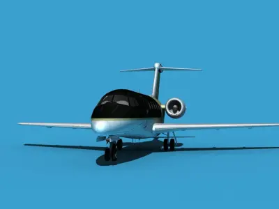 Cessna Citation 650 III V14 3D model