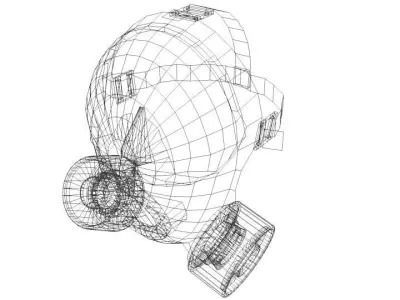 Gasmask Type 5 3D model
