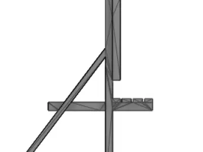 HO scale billboards 8-12ft 3D print model
