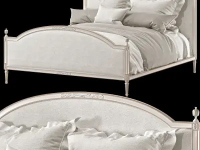 Eloqurnce dauphine bed 3D model