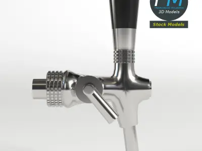 Beer tap faucet 1 3D model