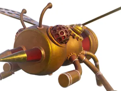 Steampunk Firefly  3D model
