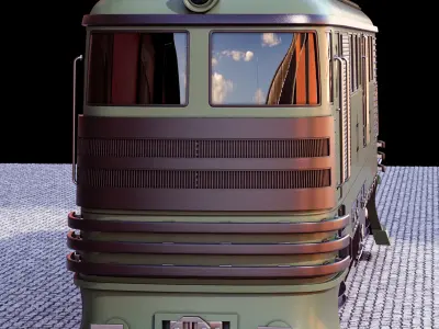 train israeli - israeli 3D model