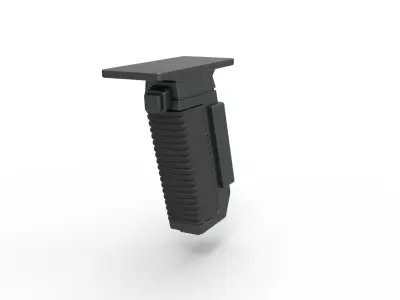 Handle for cosplay blaster pistol 8 3D print model