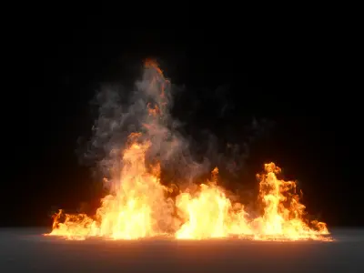 30 Fire Animation 3D Models  3D Model Pack