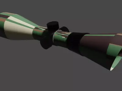 SCOPE camouflage binoculars 3D model