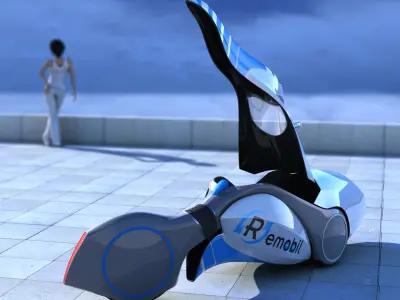 Remobil Velomobile Free 3D model
