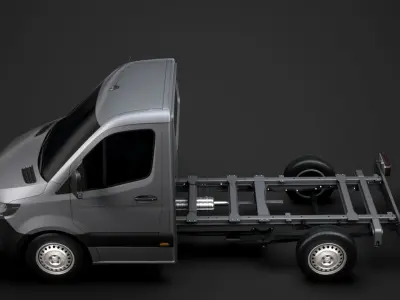 Mercedes Sprinter Chassis Single Cab L1 FWD 2020 3D model