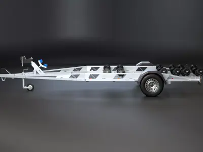 Boat Trailer RV 3D model