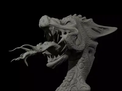 Monster head Free 3D model purchase