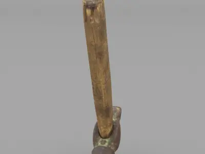 Hammer Middle Poly 3D model