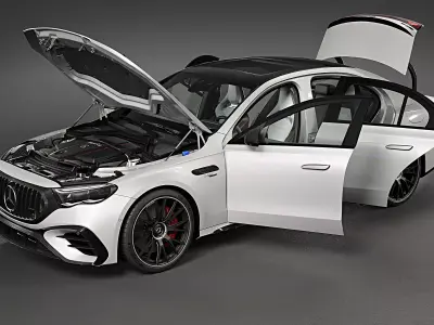 2025 Mercedes-Benz E53 AMG Hybrid 3D model