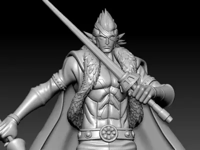 X Drake - One piece - spilt part 3D print model