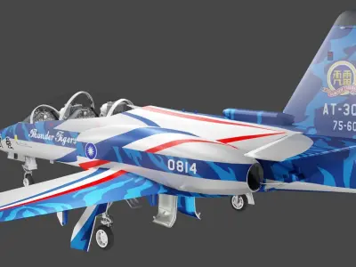 AT-3  Thunder Tiger Team Taiwan 3D model