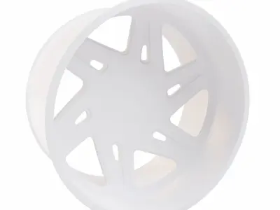 Car detailed alloy wheel   3D model