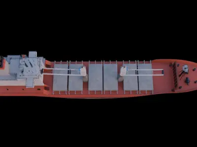Cargo Ship 3D model