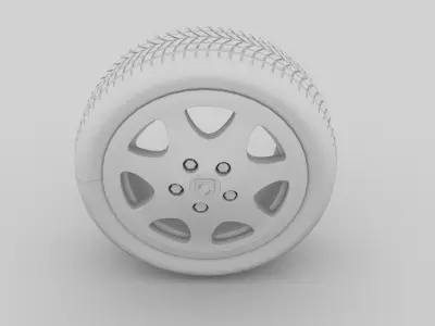 Porsche Wheel 3D model from CGTrader