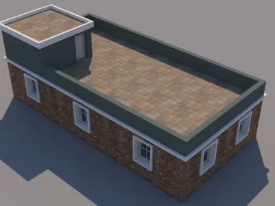 House for Video Games 3D model purchase
