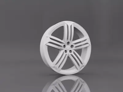  3D TYRE RIM  Low-poly 3D model