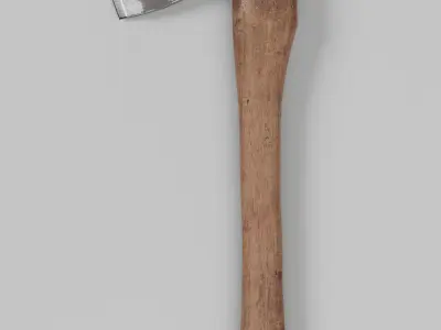 Game Ready  Axe Low-poly 3D model realism 3D model
