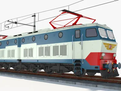  Electric Locomotive FS E656 