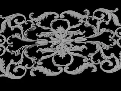 dekor ornate design 3D model